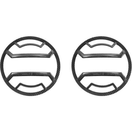 For Jeep GT Gladiator 2018 Up Car Front Light Lamp Cover Exterior Auto Moldings Styling 2Pcs/set