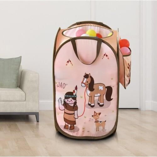 Childrens Toy Storage Basket Ocean Ball Pool Bobo Ball Baby Ocean Ball Large-capacity Debris Sorting Storage Kids Toys