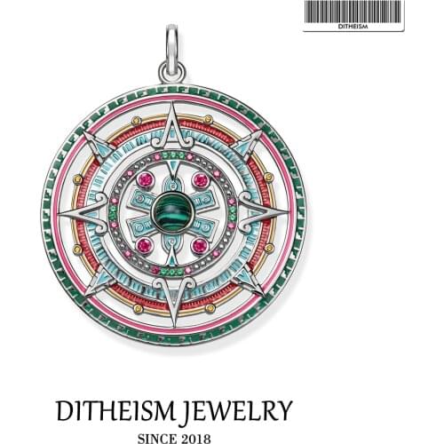 Ethnic Ornament Amulet Pendant, 2020 Spring Brand New Fashion Jewelry 925 Sterling Silver Bohemia Gift For Women Fit Necklace