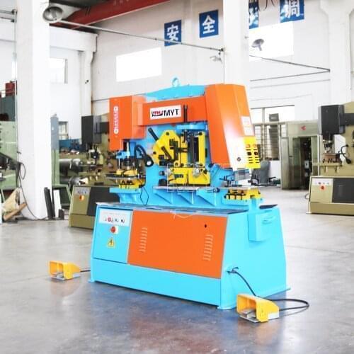 MYT Hydraulic Ironworker Mechanical Type Angel Steel Cutting for Algeria