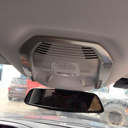 For Peugeot 3008 GT 2017 2018 2019 2020 Carbon Fiber Front Rear Reading Light Lamp Cover Trim Interior Accessories Car Styling