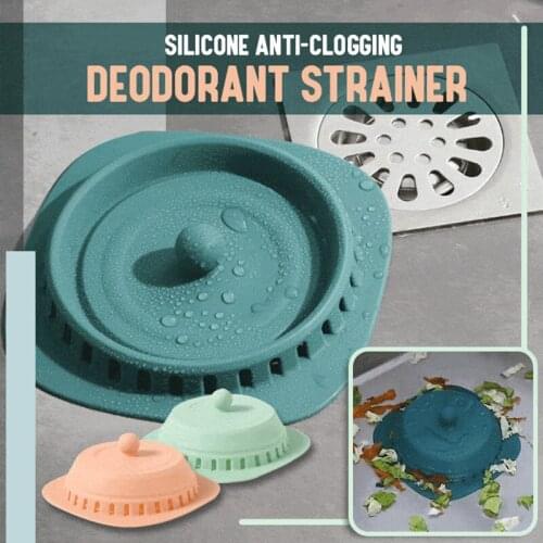 New Bathroom Ground Sink Drain Filter Anti-Clogging Strainers Floor Drain Hair Stopper For Kitchen Anti-smell Drain Dropshipping