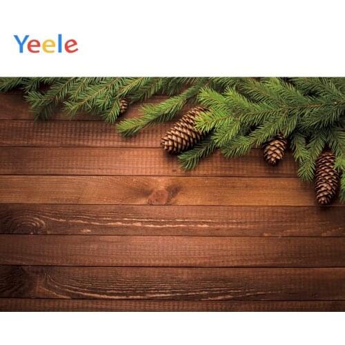Yeele Pinecones Christmas Backgrounds For Photography Winter Snow Snowman Gift Baby Newborn Portrait Photo Backdrop Photocall