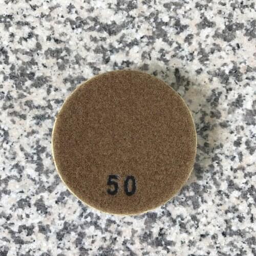Marble Floor Polishing Pad 3 inch (80 mm) Disc Grinder Abrasive Tools Circle Wheel Thickness 10 mm Grit 50 3 Pcs/lot