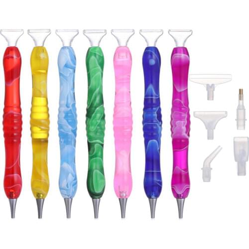 Alloy Replacement Pen Heads 5D Diamond Painting Pen Resin Point Drill Pens for Diamond Painting Cross Stitch DIY Crafts Nail Art