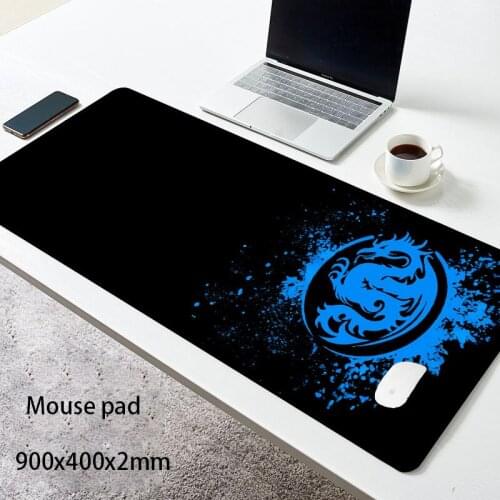 Extended Mouse Pad Anime Dragon Large Gaming Mouse Pad- Computer Keyboard Mouse Mat Mousepad Rubber Base keyboard mouse pad
