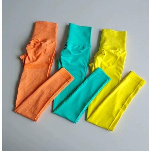 Women Seamless Yoga Pants Push Up Leggings Gym Clothing High-Waisted Tights Sweatpants Sports Fitness Leggings For Women