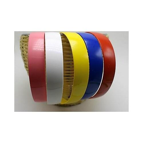 12 Mixed Color Plastic Wide Alice Hair Band Headband 25mm(1") Hair Accessories
