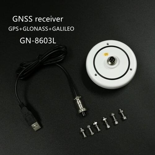 2PCS high quality industrial navigat USB GNSS GPS receiver GLONASS GALILEO QZSS module antenna NMEA0183 Built in FLASH