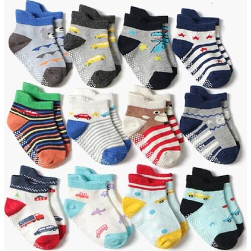 3pairs/lot Baby Socks Boys Baby Soft Socks For Newborn Toddler Stripe Printed Spring Summer Infant Socks Warm 0-6 Months