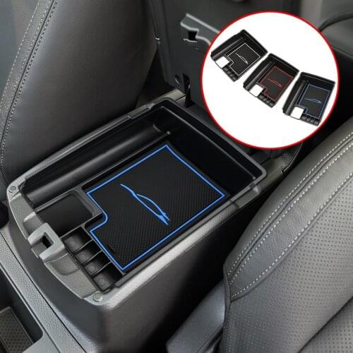 Carmilla Car Central Armrest Box Storage Container Box Case for Nissan X-trail X Trail T32 Rogue 2013 - 2018 Accessories
