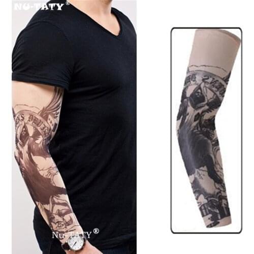 Nu-TATY Raytheon Man&woman style Tattoo Sleeve Stockings Body Art Leggings Cool Boys Girls Party Wearings