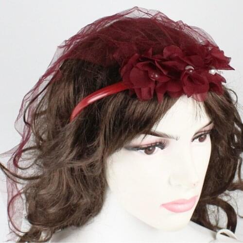 Henna Night Burgundy Laser Fabric With Rose Bridesmaid Crown Bridal Veil 10 Pcs henna Material henna хна для бровей henna powder плетка