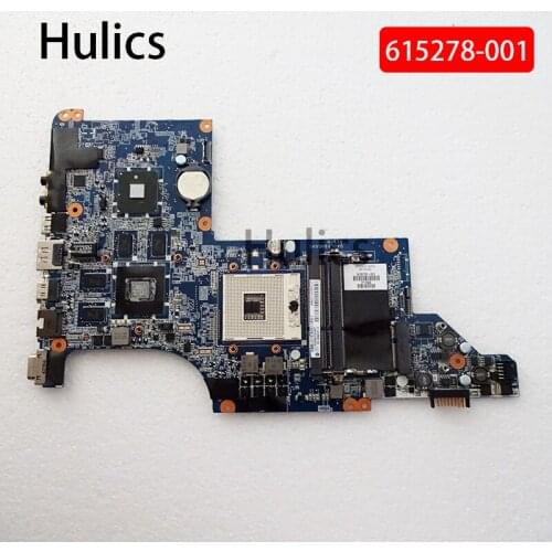 Hulics Original 615278-001 for HP PAVILION DV6T-3000 615278 NOTEBOOK PC DV6-3000 Laptop motherboard DDR3 DA0LX6MB6H1