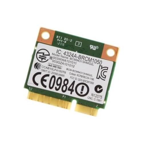 Card for 20002361 - Lenovo BroadCom BCM4313 BCM94313HMG2L 802.11N Quanta NB Wlan Board for IdeaPad S10-3