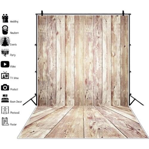 Laeacco Vinyl Backdrops For Photography Wooden Board Hardwood Planks Texture Party Baby Portrait Photo Backgrounds Photo Studio