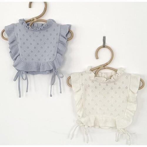 Cute Girls Waistcoat Kids Girls Knitted Vest Sweater New 2021 Spring Baby Girls Waistcoat Clothes Girls Sweaters