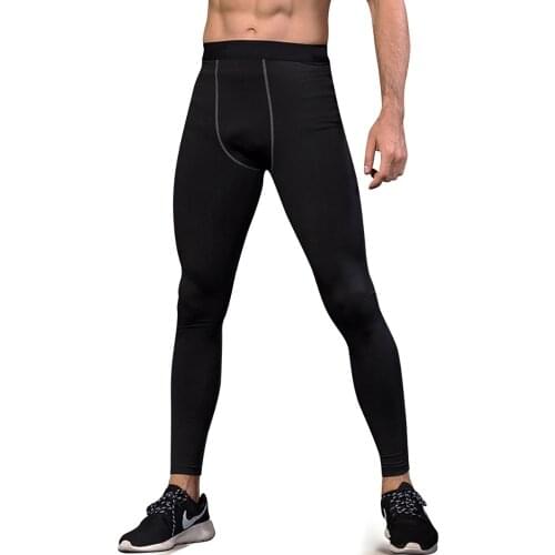 Men Running Tights Plus Velvet Sport Leggings Compression Underwear Quick-drying Pants Jogging Fitness Gym Winter Trousers MMA