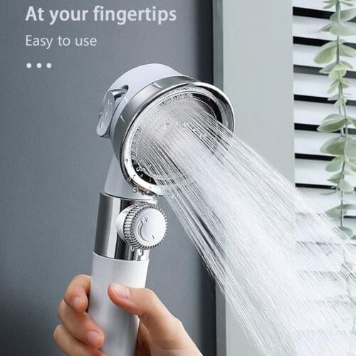 High Pressure Rainfall Bathroom Shower Head Lightweight Strong Water Saving Filter Spray Water Saving Dropshipping
