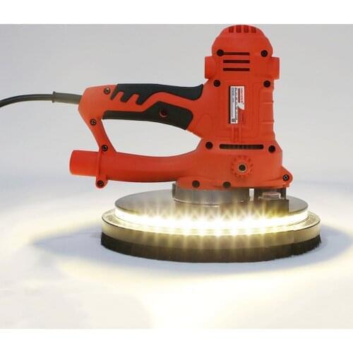 AC220V Wall Polisher Grinding Machine Portable 600-2300r/min Dry Wall Sander Wall Putty Polisher Machine with Electric Led Light