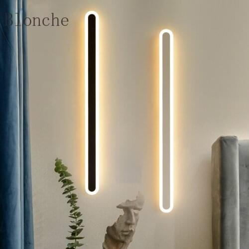 Long Strip Bedroom Wall Light Porch Simple Modern LED Decoration Living Room Lamp Line Wall Lamp Led Wall Light Bedroom Light