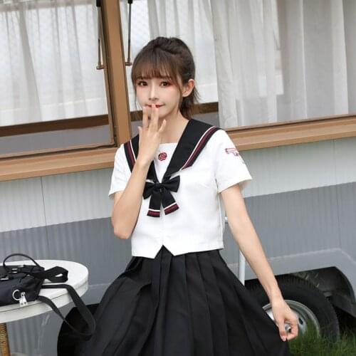 NEW Sailor Dress Girl Killer Suit Japanese Korea Style JK School Uniform Short Sleeve Pleated Skirt Academy Anime Kawaii Cosplay