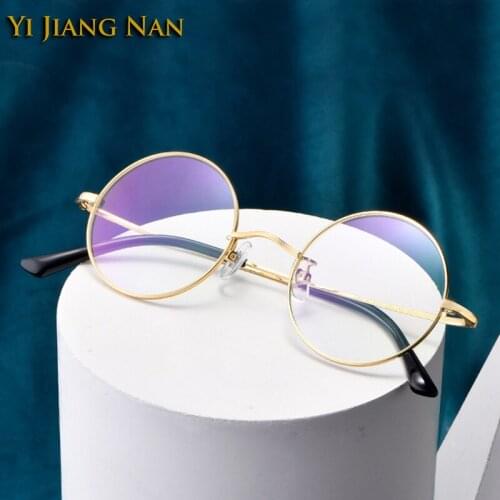 Men Round Pure Titanium Optical Glasses Frames Prescription Women Retro Eyewear Spectacles High Quality Ultra Light Mujer Gafas