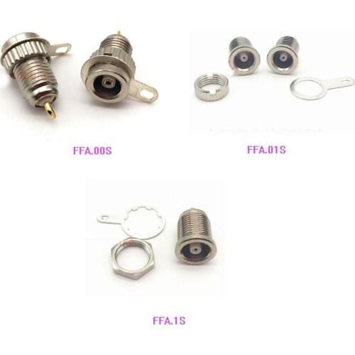1pce Connector FFA.00S / 01S / 1S FFA.00S / 01S / 1S 1PIN C5 / C6 / C9 Female Nut Bulkhead for Ultrasonic Flaw Detector