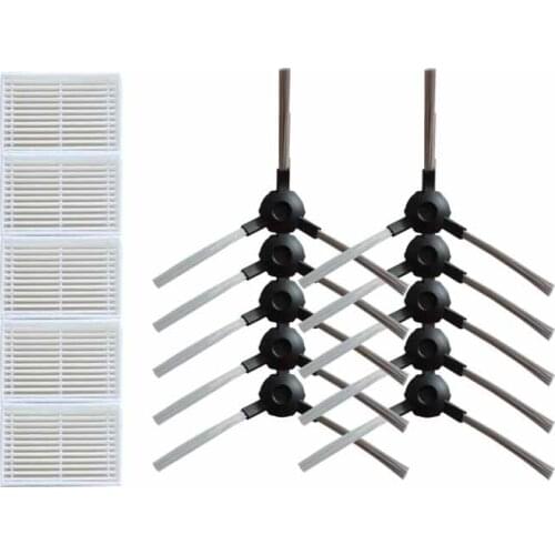 15pcs/lot Robot Vacuum Cleaner Brushes Side Brush for Midea VCR15 Midea VCR16 Robotic Robot Vacuum Cleaner Parts Accessories