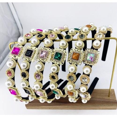 Crown ,Simple headband ，Headbands for Women，Crystal Hairband Wedding Headband Crown Hair Accessories