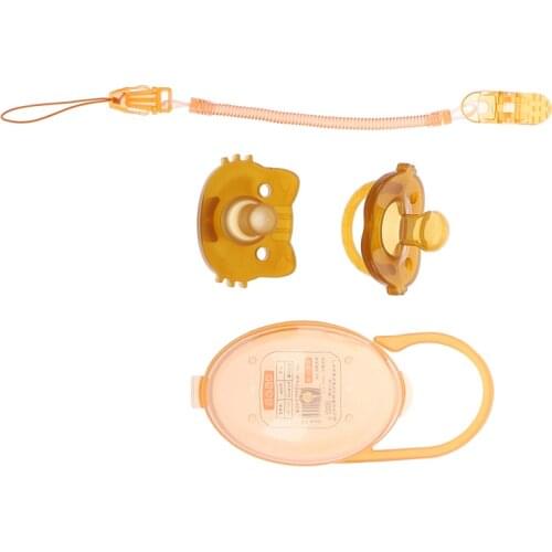 1 Pc Baby Lovely Soft Silicone Pacifier Set Newborn Cute Cartoon Animals Comfort Pacifier Newborn Baby Sleep Products Set