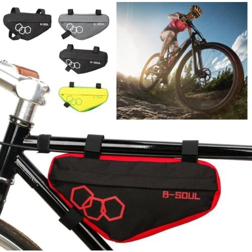 1PC Bike Bag Front Tube Frame Phone Triangle Holder Waterproof Cycling Bicycle Bags Triangle Pouch Frame Holder