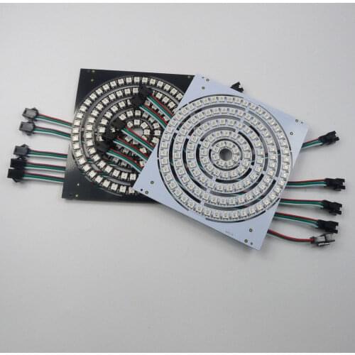 128 Leds 5 ring in 1 Board WS2812B RGB LED Light Module Individually Addressable