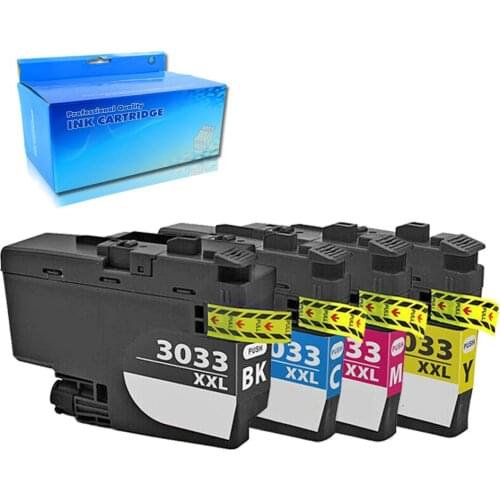 4PK compatible for brother LC3033 CMYK Ink Cartridges MFC-J995DW MFC-J995DW
