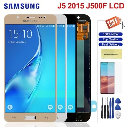 5.0" Super AMOLED For Samsung Galaxy J5 2015 LCD Display Touch Screen Digitizer Replacement For Samsung J500 J500F J500G J500M