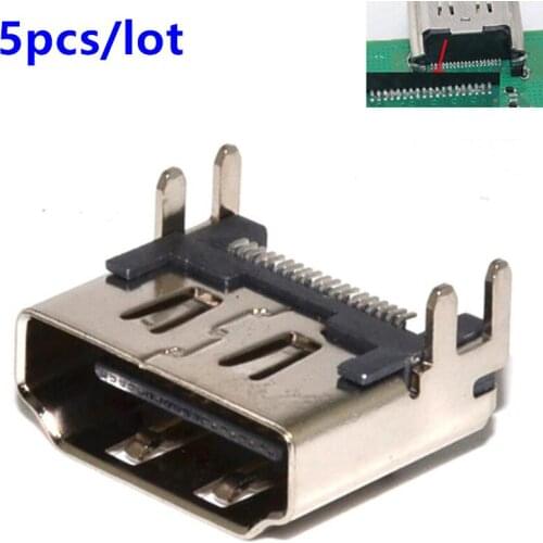 5PCS/LOT for Playstation 4 Play Station 4 PS4 HDMI-compatible Port Socket Interface Connector Motherboard Port Jack Connector