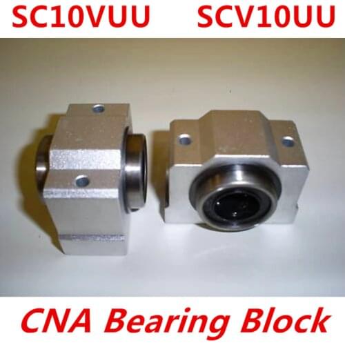Free Shipping for SCV10 SCV10UU SC10VUU Linear Ball Bearing Pillow Block house for 10mm linear guide CNC parts