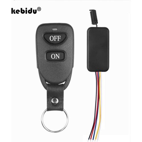 DC 5V-12V Wireless RF Remote Control 433mhz 1CH Relay Switch Module With 2 Buttons Transmitter Power for LED Lamp Light DIY