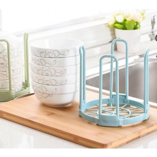 Bowls Sink Drying Rack Home Dish Rack Bowl Holders Plastic Organizer Kitchen Tools