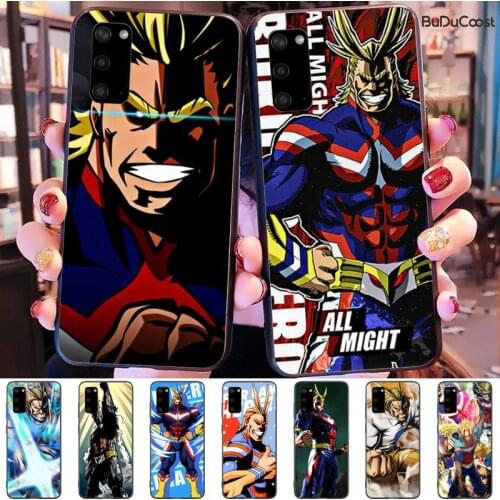 My Hero Academia ALL MIGHT Phone Case For samsung galaxy S10 S10E Lite s8plus s9plus s7 s6 plus S5 S20 plus