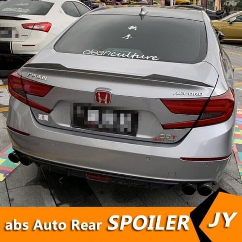 For Accord Spoiler 2018-2019 Honda Accord YoFCK Spoiler ABS plastic Material Car Rear Wing Color Rear Spoiler