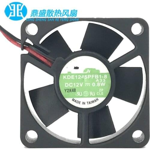 For SUNON KDE1245PFB1-8 12V 0.8W 4510 4.5CM Silent Cooling Fan