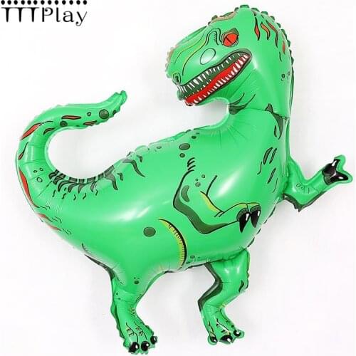 Giant Dinosaur Aluminum Foil Balloons Party Decorative Balloons Supplies Photo Prop for Wedding Birthday Party Children' s Day