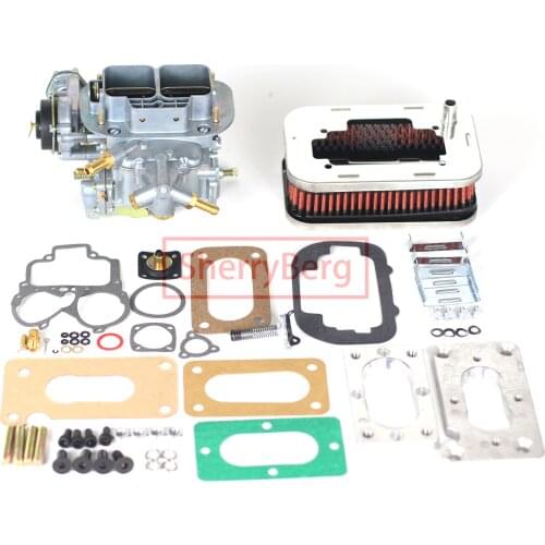 SherryBerg 38DGEV 38x38 DGEV DGES CARBURETOR + AIR Filter + Adapter Base Carb Kit for Toyota Nissan Datsun Suzuki Weber Solex