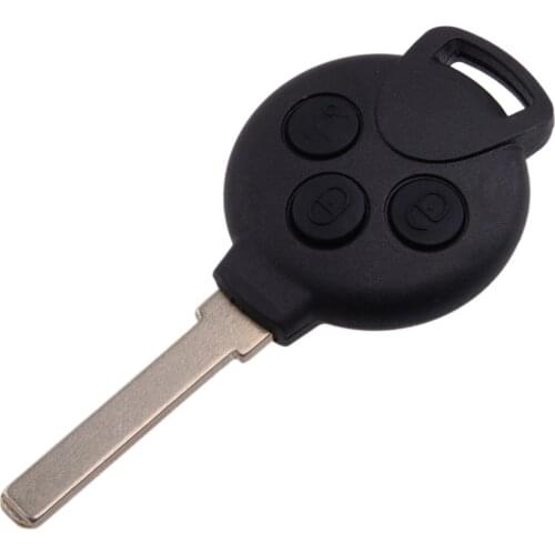 Uncut 3 Buttons Car Remote Key Chip Control 433MHz fit for Mercedes-Benz Smart Fortwo 451 2007 2008 2009 2010 2011 2012 2013