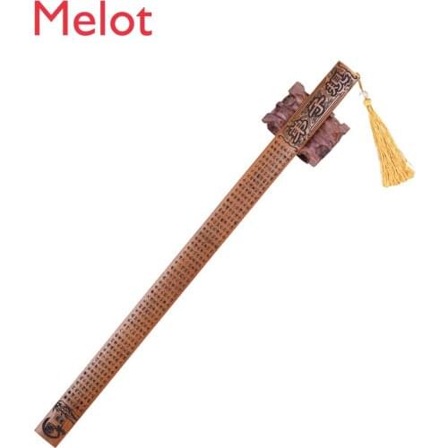 Ruler Bamboo Slices for Teachers Bamboo Strip Teaching Ruler Household Thickened Whip for Disciples Pointer Home Decoration