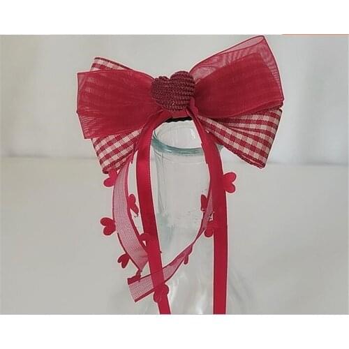Sweet Strawberry Hairpin Lolita Bear Bowknot Hair Clip Girl Women Hair Accessories B1433