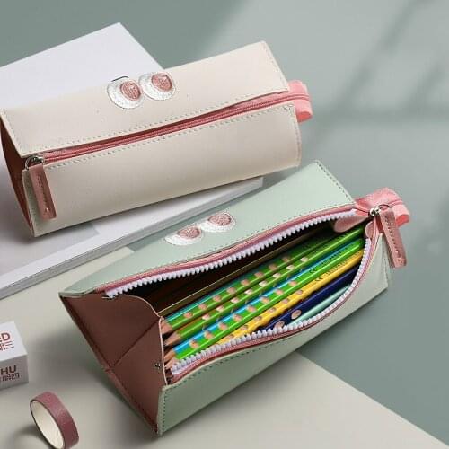 Lovely Pencil Case Simple Waterproof Estuches Escolares Children High Capacity Portable Multifunctional Pencil Case Storage Bags