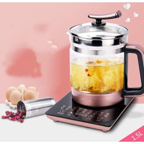 Small capacity of health raising pot full automatic and thick glass multi-function boiling electric kettle/electric kettle