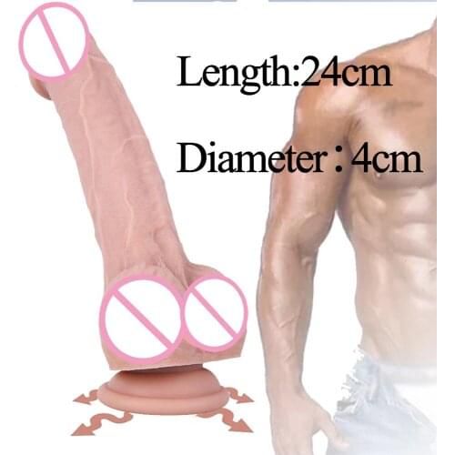 Skin Feel Big Dildofor Women Soft Silicone Dildo For Women Lesbian Gay Masturbator Realistic Thick Glans Dildosex Toys Sex Shop